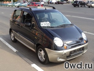 Битый автомобиль Daewoo Matiz